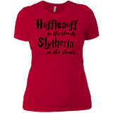 T-Shirts Red / X-Small Hufflepuff Streets Women's Premium T-Shirt