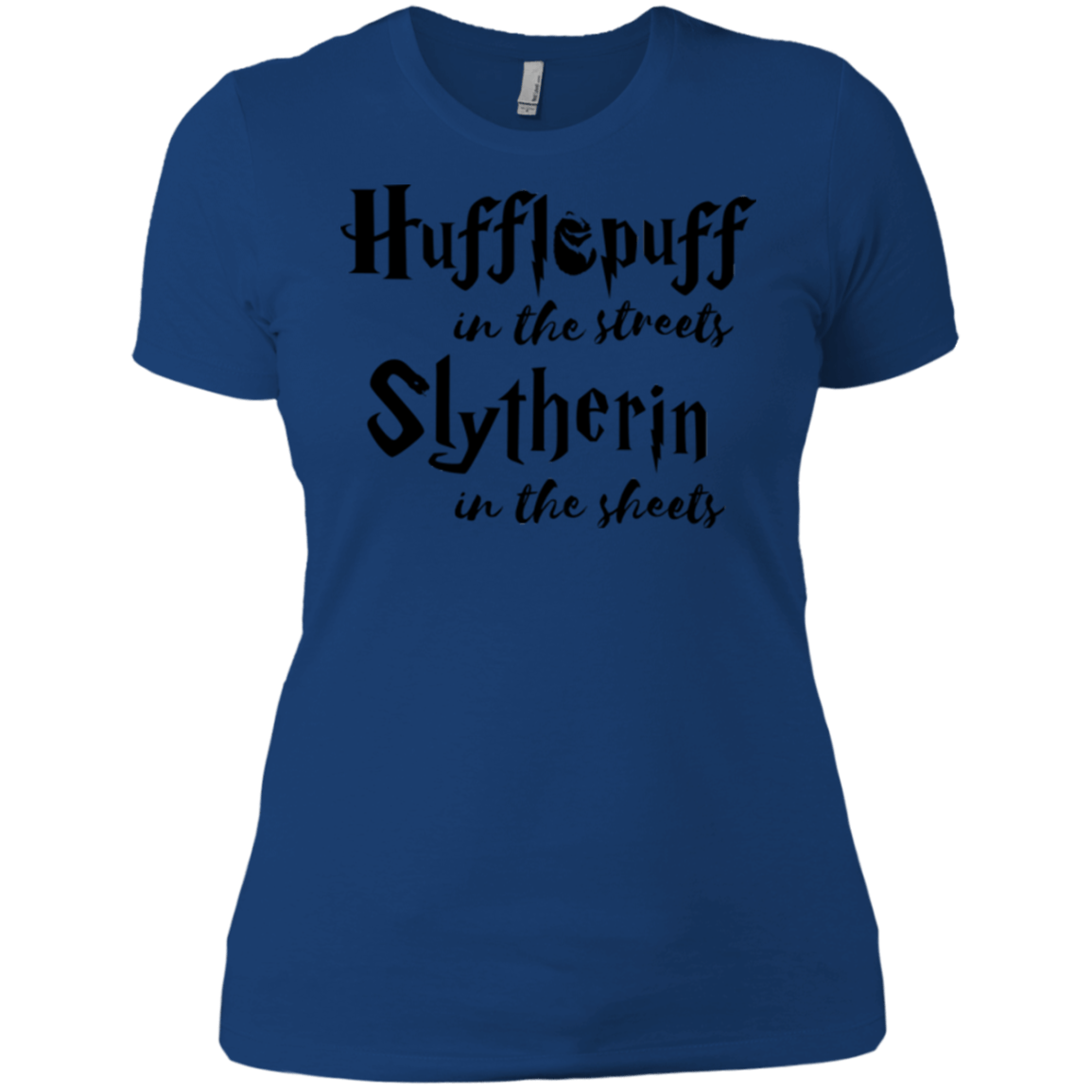 T-Shirts Royal / X-Small Hufflepuff Streets Women's Premium T-Shirt