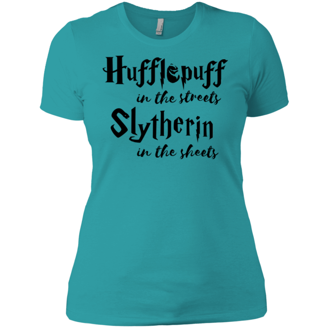 T-Shirts Tahiti Blue / X-Small Hufflepuff Streets Women's Premium T-Shirt