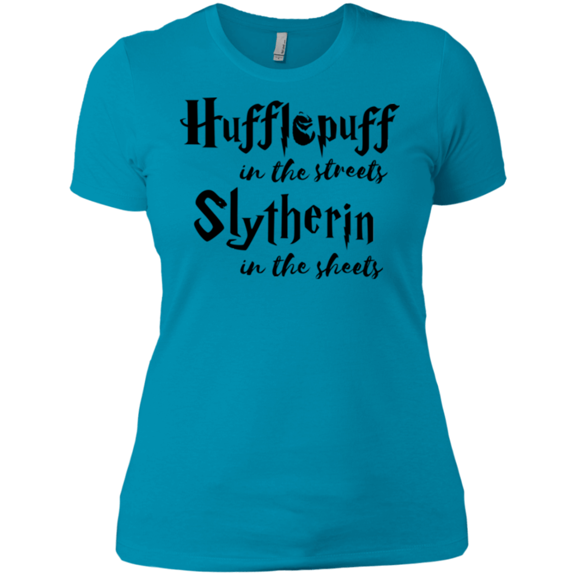 T-Shirts Turquoise / X-Small Hufflepuff Streets Women's Premium T-Shirt