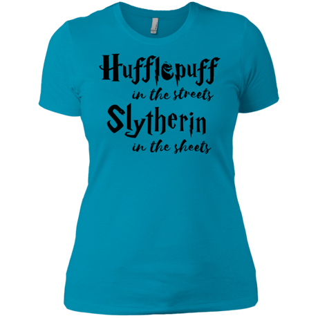 T-Shirts Turquoise / X-Small Hufflepuff Streets Women's Premium T-Shirt