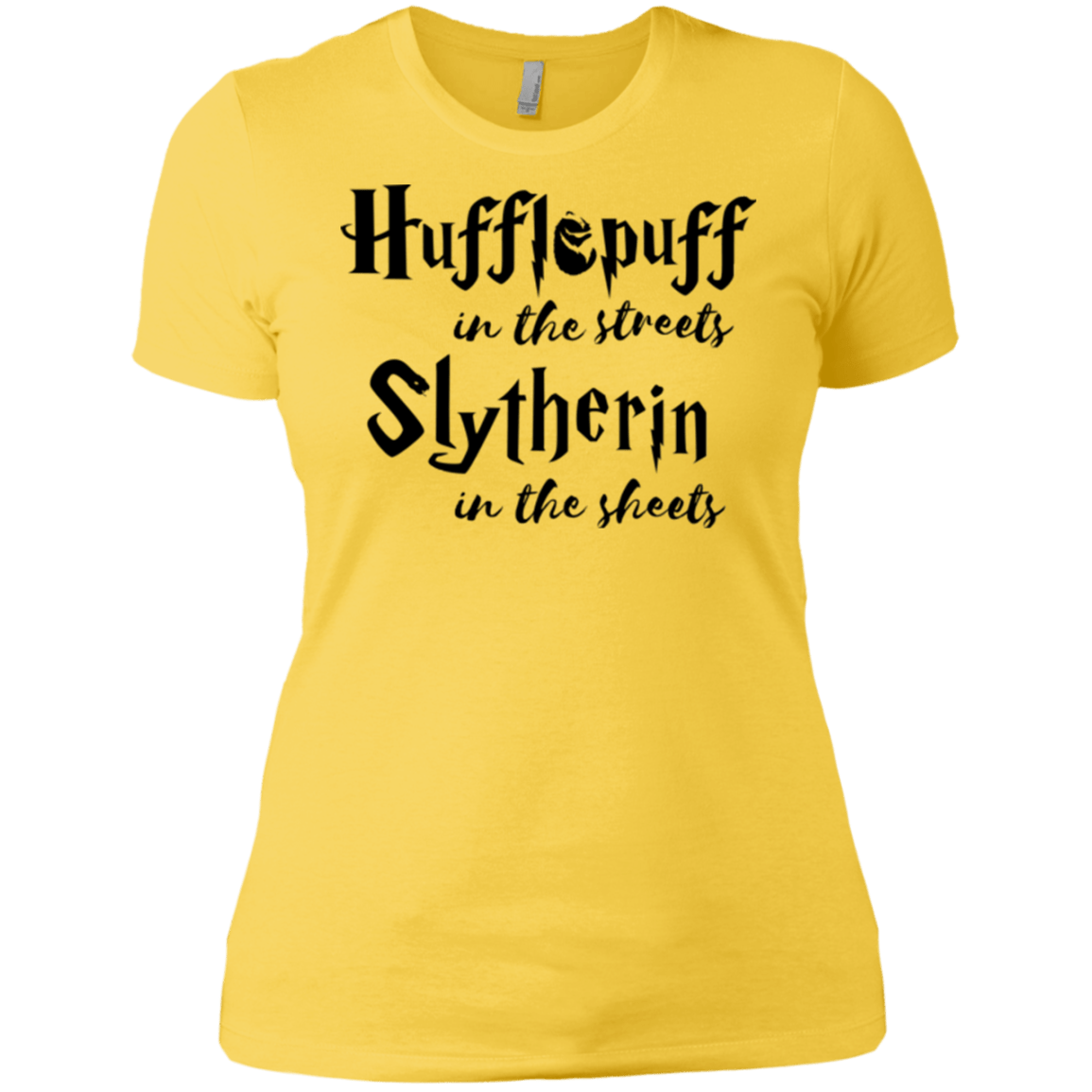 T-Shirts Vibrant Yellow / X-Small Hufflepuff Streets Women's Premium T-Shirt