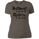 T-Shirts Warm Grey / X-Small Hufflepuff Streets Women's Premium T-Shirt