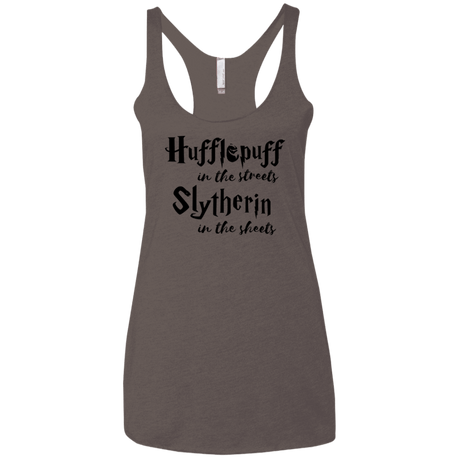 T-Shirts Macchiato / X-Small Hufflepuff Streets Women's Triblend Racerback Tank