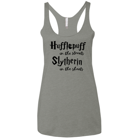 T-Shirts Venetian Grey / X-Small Hufflepuff Streets Women's Triblend Racerback Tank