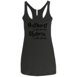 T-Shirts Vintage Black / X-Small Hufflepuff Streets Women's Triblend Racerback Tank