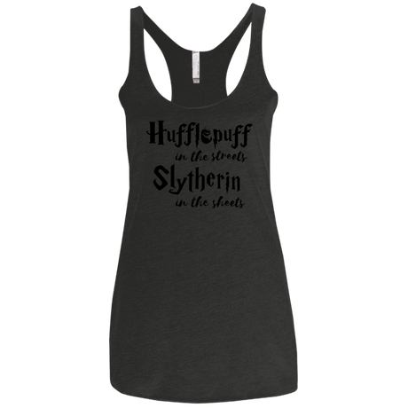 T-Shirts Vintage Black / X-Small Hufflepuff Streets Women's Triblend Racerback Tank