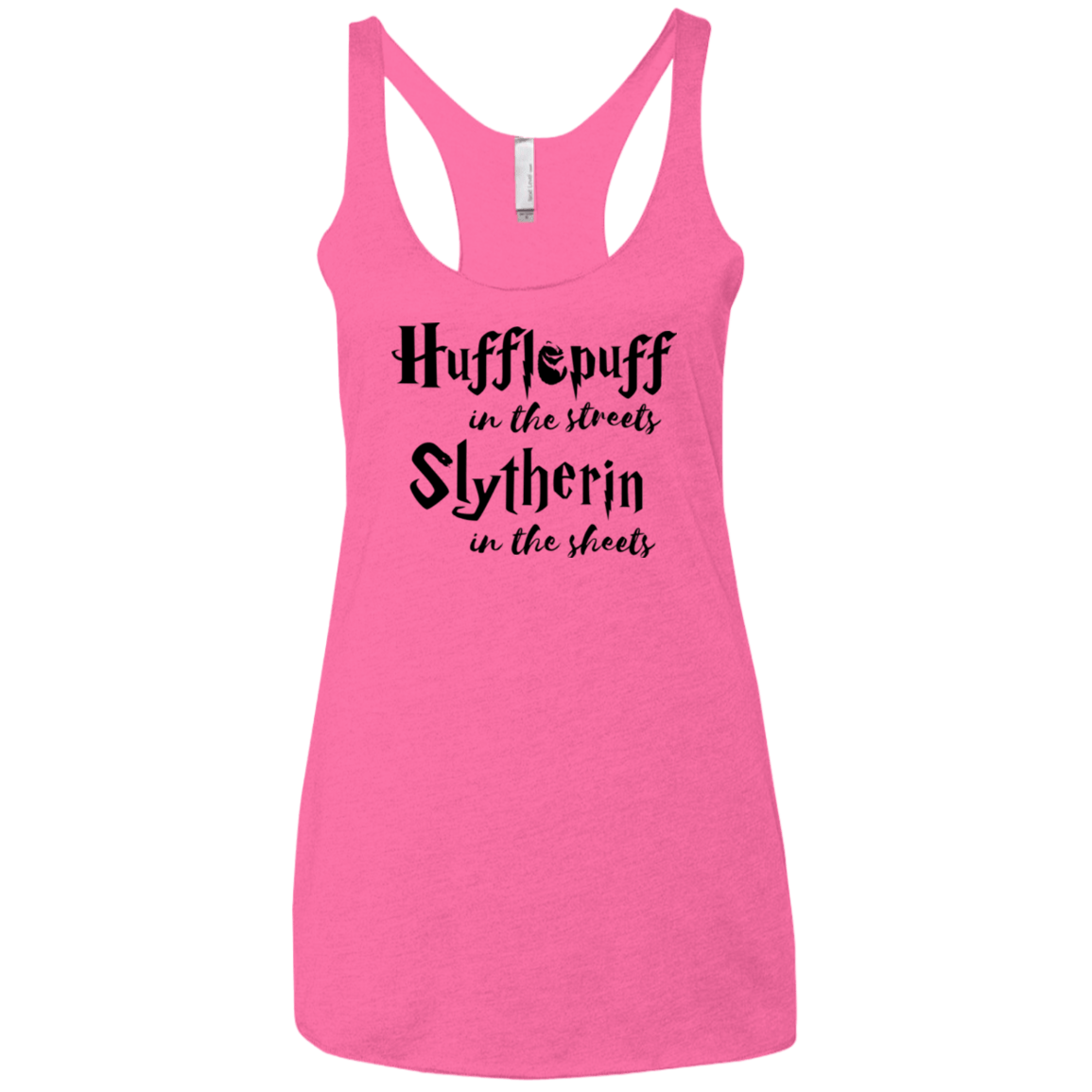 T-Shirts Vintage Pink / X-Small Hufflepuff Streets Women's Triblend Racerback Tank