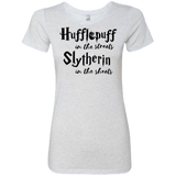 T-Shirts Heather White / Small Hufflepuff Streets Women's Triblend T-Shirt
