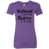 T-Shirts Purple Rush / Small Hufflepuff Streets Women's Triblend T-Shirt