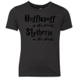 T-Shirts Vintage Black / YXS Hufflepuff Streets Youth Triblend T-Shirt
