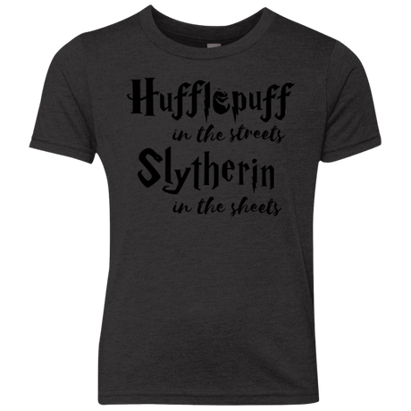 T-Shirts Vintage Black / YXS Hufflepuff Streets Youth Triblend T-Shirt