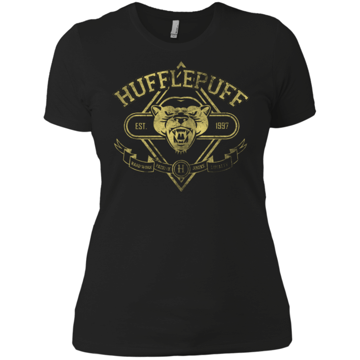 T-Shirts Black / X-Small HUFFLEPUFF Women's Premium T-Shirt