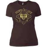 T-Shirts Dark Chocolate / X-Small HUFFLEPUFF Women's Premium T-Shirt