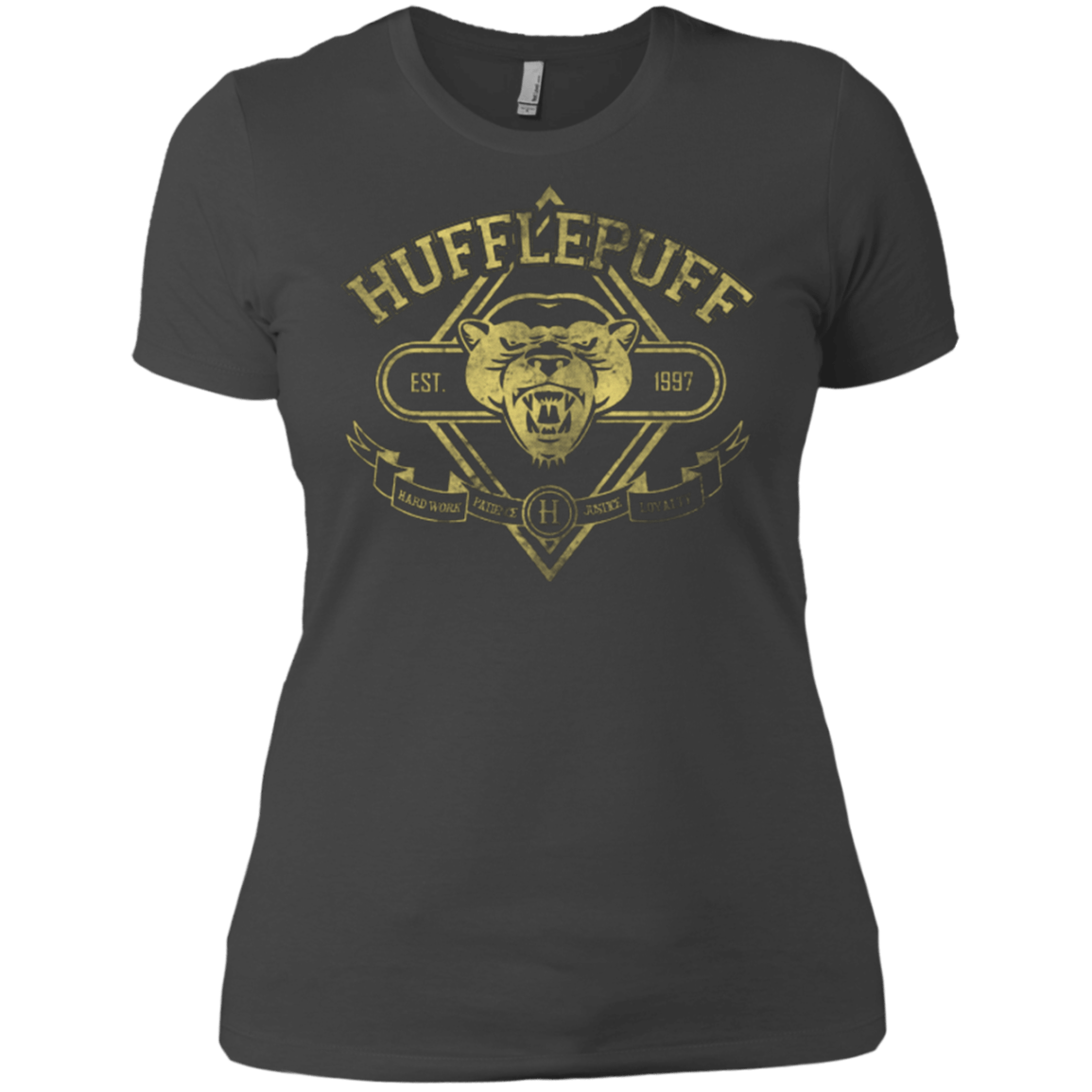 T-Shirts Heavy Metal / X-Small HUFFLEPUFF Women's Premium T-Shirt