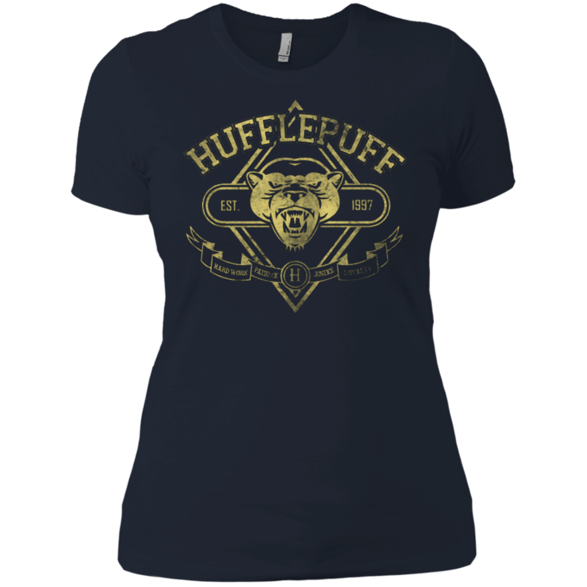 T-Shirts Midnight Navy / X-Small HUFFLEPUFF Women's Premium T-Shirt