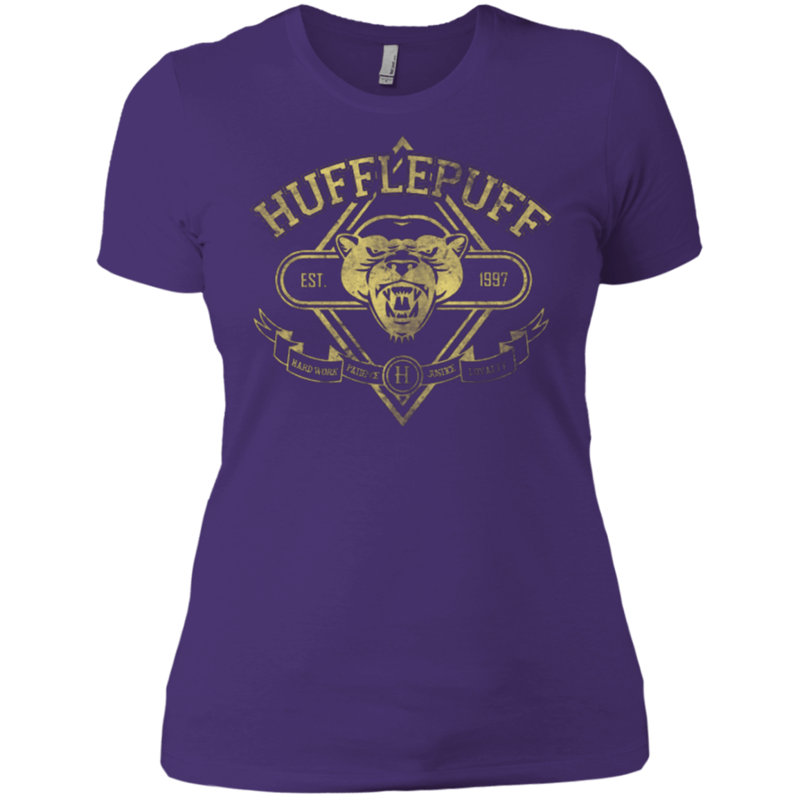 T-Shirts Purple / X-Small HUFFLEPUFF Women's Premium T-Shirt