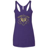 T-Shirts Purple / X-Small HUFFLEPUFF Women's Triblend Racerback Tank