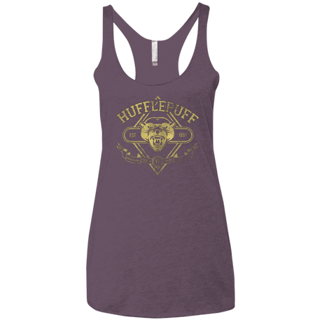 T-Shirts Vintage Purple / X-Small HUFFLEPUFF Women's Triblend Racerback Tank