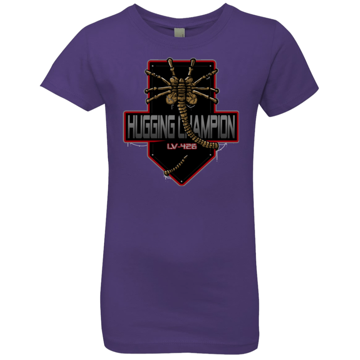 T-Shirts Purple Rush / YXS Hugging Champ Girls Premium T-Shirt