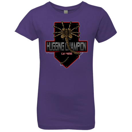 T-Shirts Purple Rush / YXS Hugging Champ Girls Premium T-Shirt