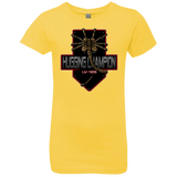 T-Shirts Vibrant Yellow / YXS Hugging Champ Girls Premium T-Shirt