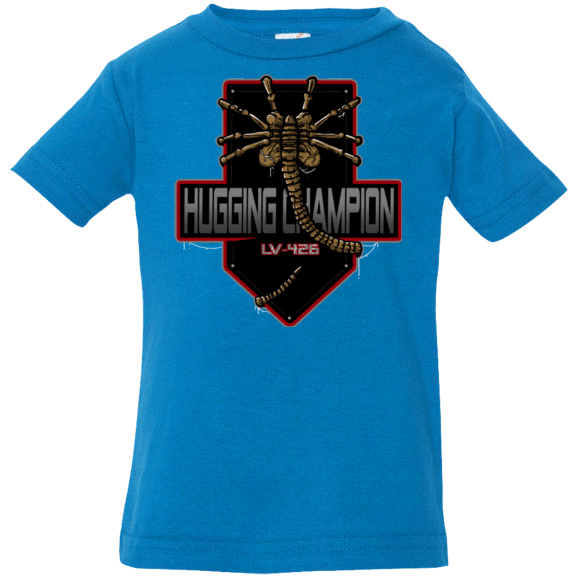 T-Shirts Cobalt / 6 Months Hugging Champ Infant Premium T-Shirt