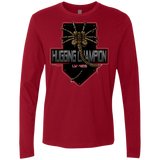 T-Shirts Cardinal / Small Hugging Champ Men's Premium Long Sleeve