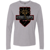T-Shirts Heather Grey / Small Hugging Champ Men's Premium Long Sleeve