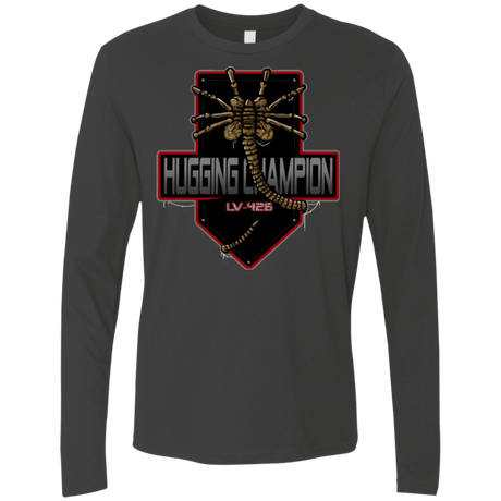 T-Shirts Heavy Metal / Small Hugging Champ Men's Premium Long Sleeve