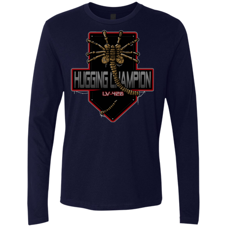 T-Shirts Midnight Navy / Small Hugging Champ Men's Premium Long Sleeve