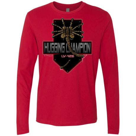 T-Shirts Red / Small Hugging Champ Men's Premium Long Sleeve