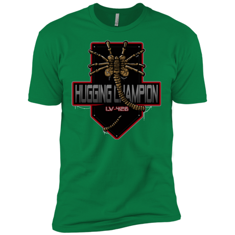 T-Shirts Kelly Green / X-Small Hugging Champ Men's Premium T-Shirt