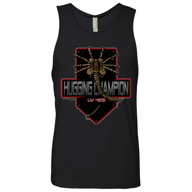 T-Shirts Black / Small Hugging Champ Men's Premium Tank Top