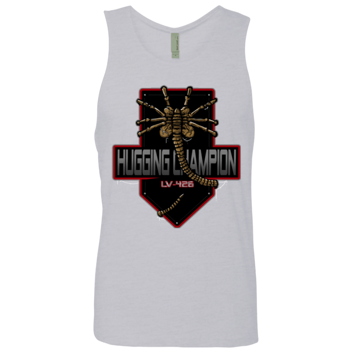 T-Shirts Heather Grey / Small Hugging Champ Men's Premium Tank Top