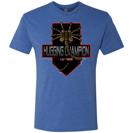 T-Shirts Vintage Royal / Small Hugging Champ Men's Triblend T-Shirt