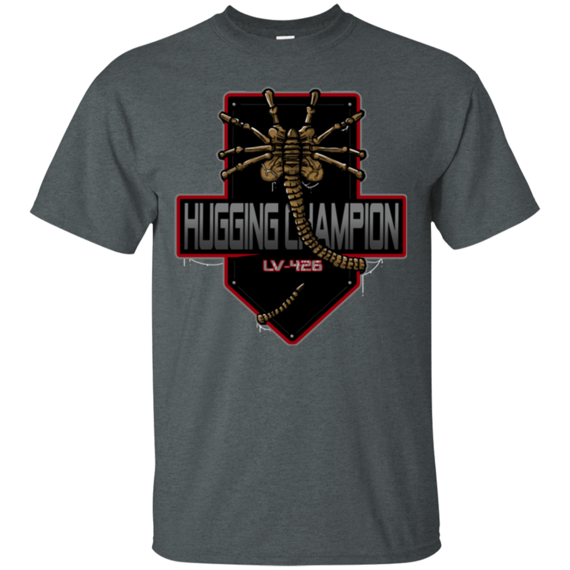 T-Shirts Dark Heather / Small Hugging Champ T-Shirt