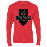 T-Shirts Vintage Red / X-Small Hugging Champ Triblend Long Sleeve Hoodie Tee