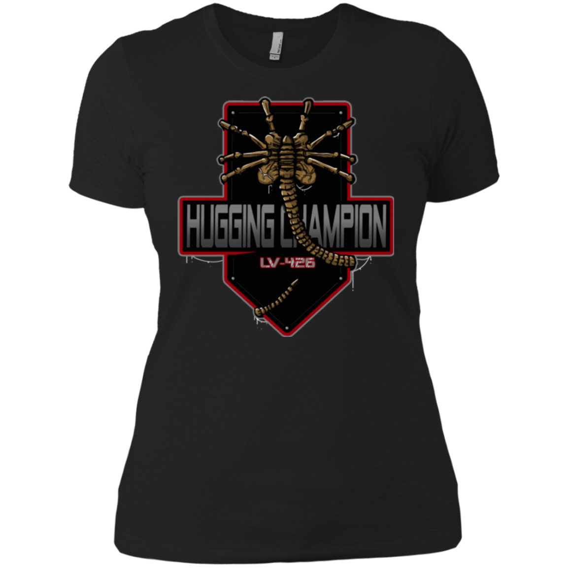 T-Shirts Black / X-Small Hugging Champ Women's Premium T-Shirt