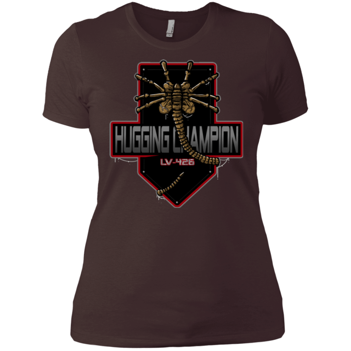 T-Shirts Dark Chocolate / X-Small Hugging Champ Women's Premium T-Shirt