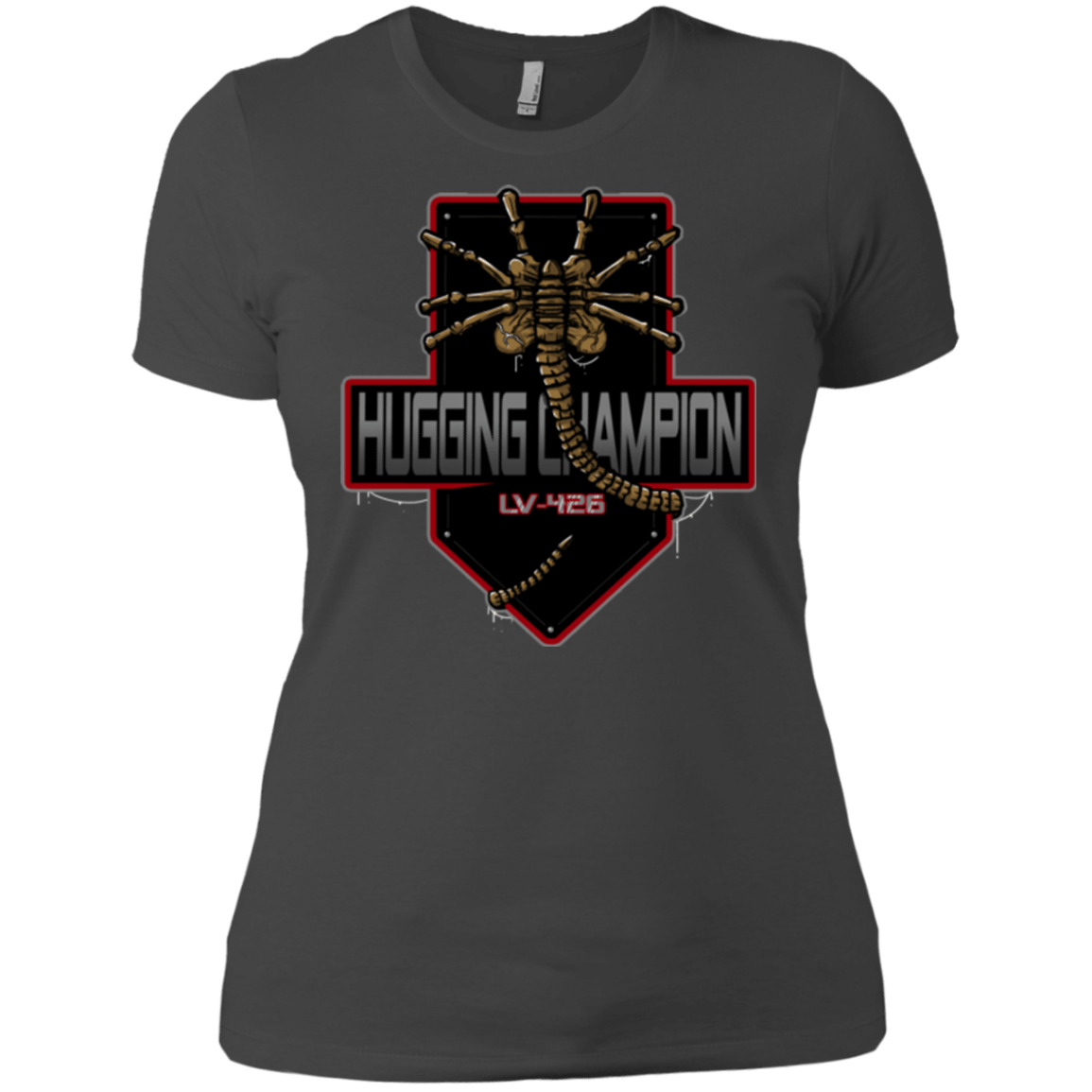 T-Shirts Heavy Metal / X-Small Hugging Champ Women's Premium T-Shirt