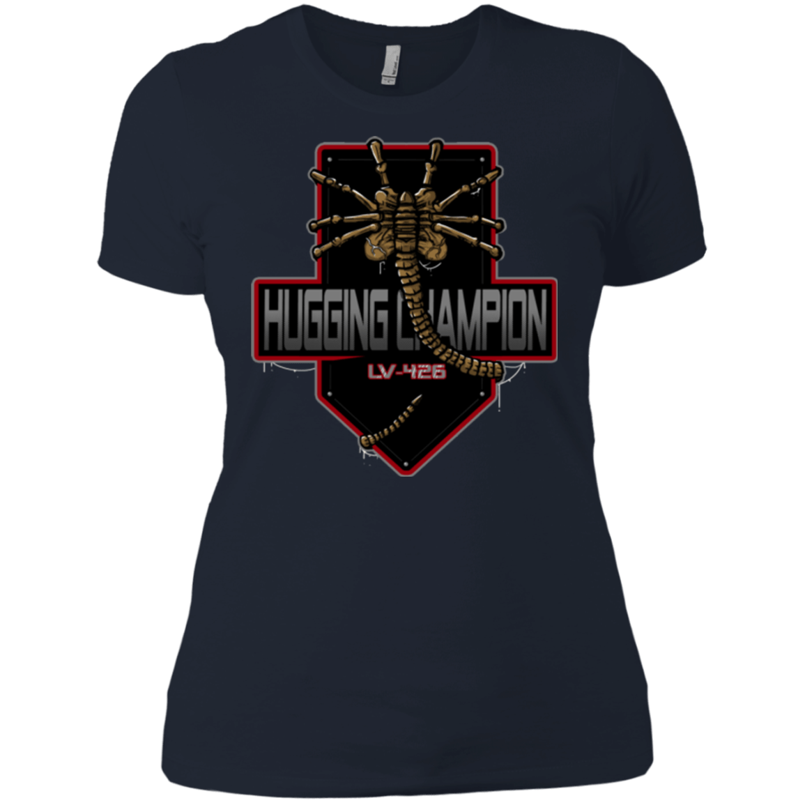 T-Shirts Midnight Navy / X-Small Hugging Champ Women's Premium T-Shirt