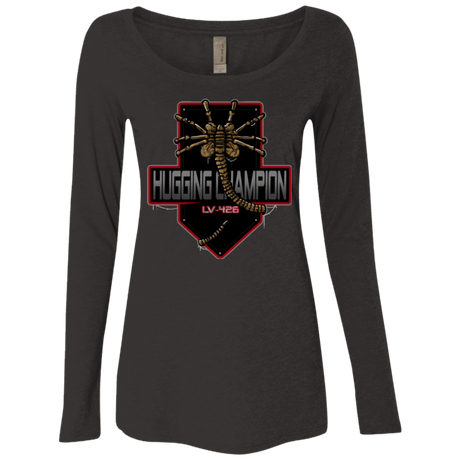 T-Shirts Vintage Black / Small Hugging Champ Women's Triblend Long Sleeve Shirt