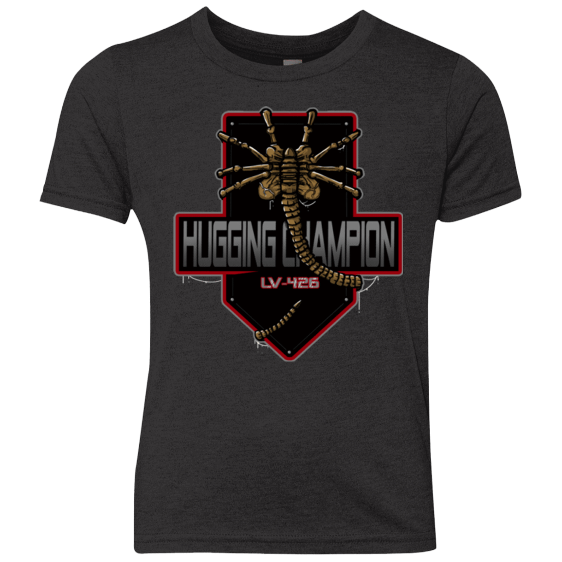 T-Shirts Vintage Black / YXS Hugging Champ Youth Triblend T-Shirt