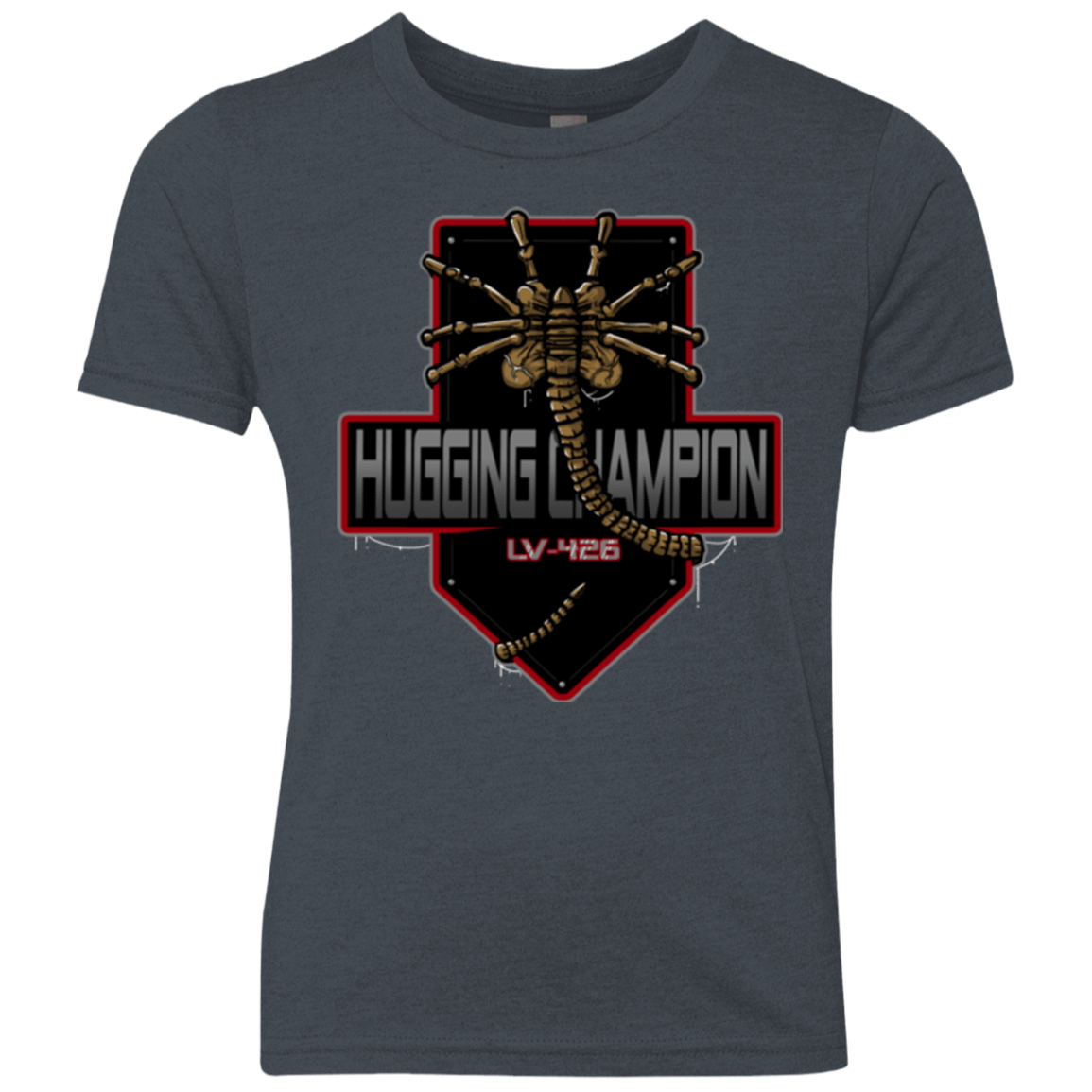 T-Shirts Vintage Navy / YXS Hugging Champ Youth Triblend T-Shirt