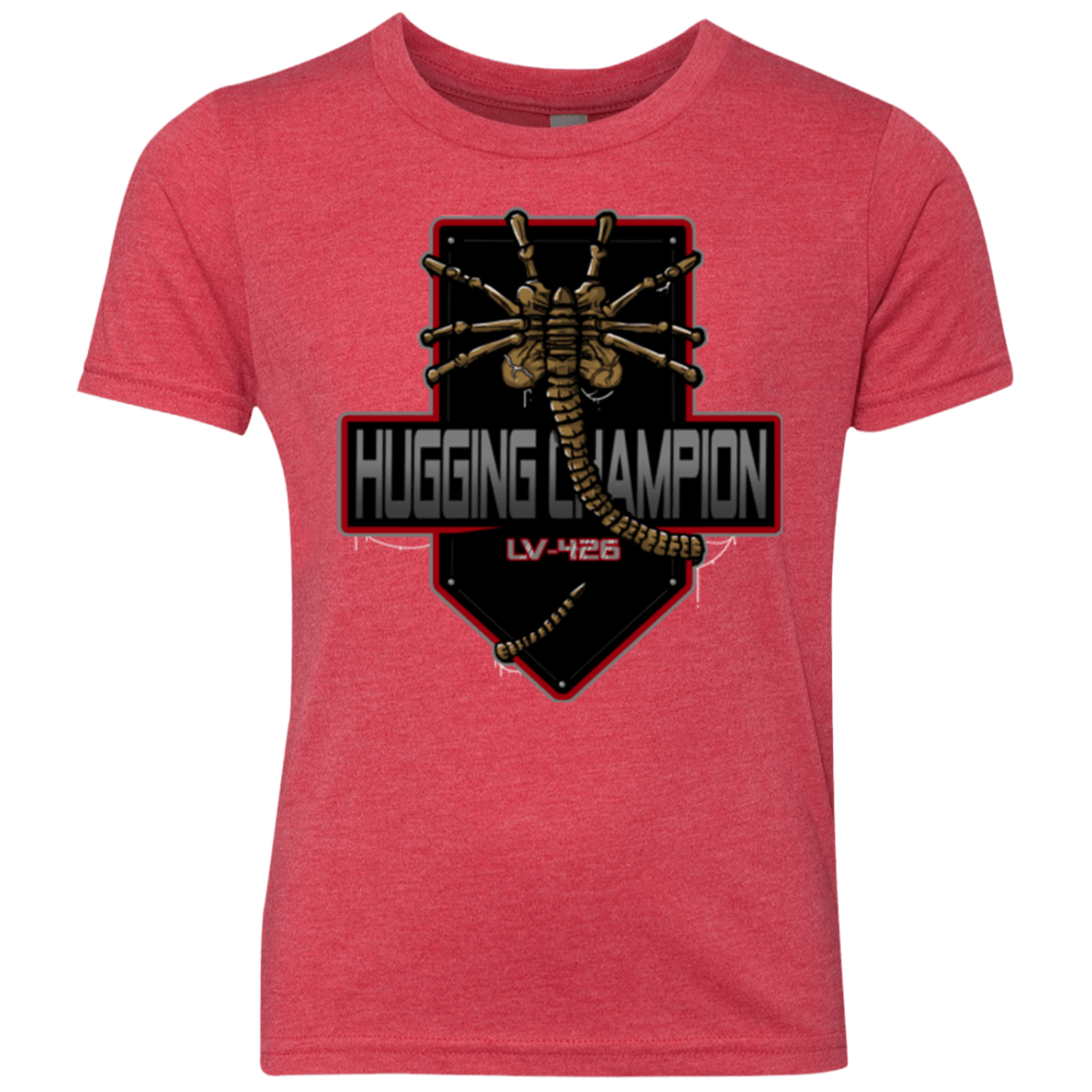 T-Shirts Vintage Red / YXS Hugging Champ Youth Triblend T-Shirt