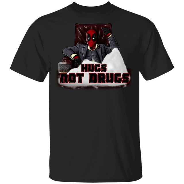 T-Shirts Black / S Hugs Not Drugs T-Shirt