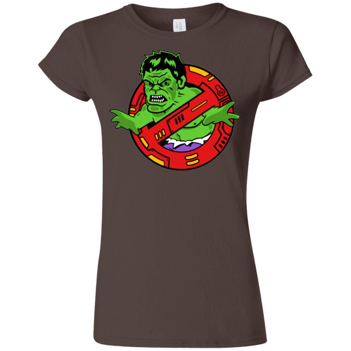 T-Shirts Dark Chocolate / S Hulk Busters Junior Slimmer-Fit T-Shirt