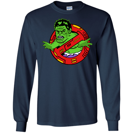 T-Shirts Navy / S Hulk Busters Men's Long Sleeve T-Shirt