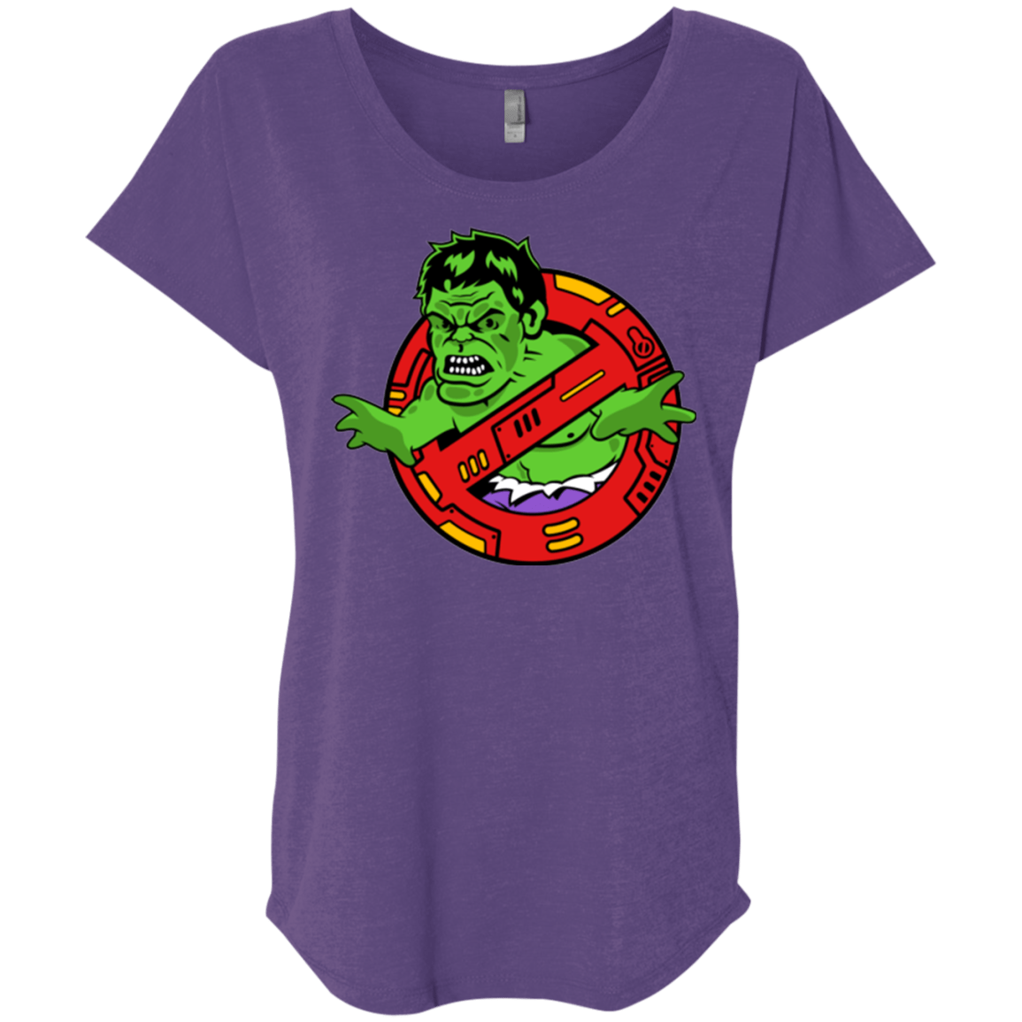 T-Shirts Purple Rush / X-Small Hulk Busters Triblend Dolman Sleeve
